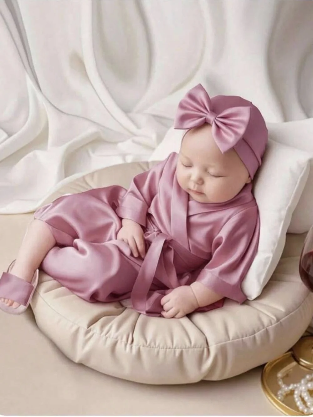 Baby Prop Sets with Matching Headbands-including swing prop